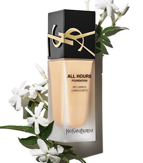 ysl all hours foundation shade comparison|ysl full coverage foundation.